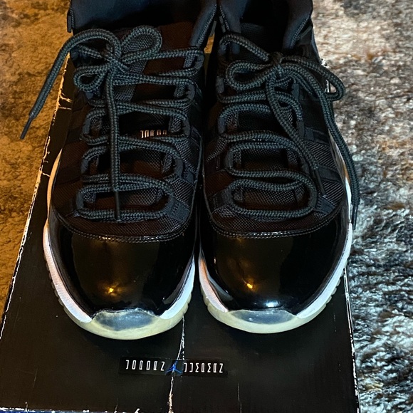 Air Jordan 11 Retro Space Jam 2009 378037-041 Size 12 Black/Varsity Royal-White - Picture 3 of 9